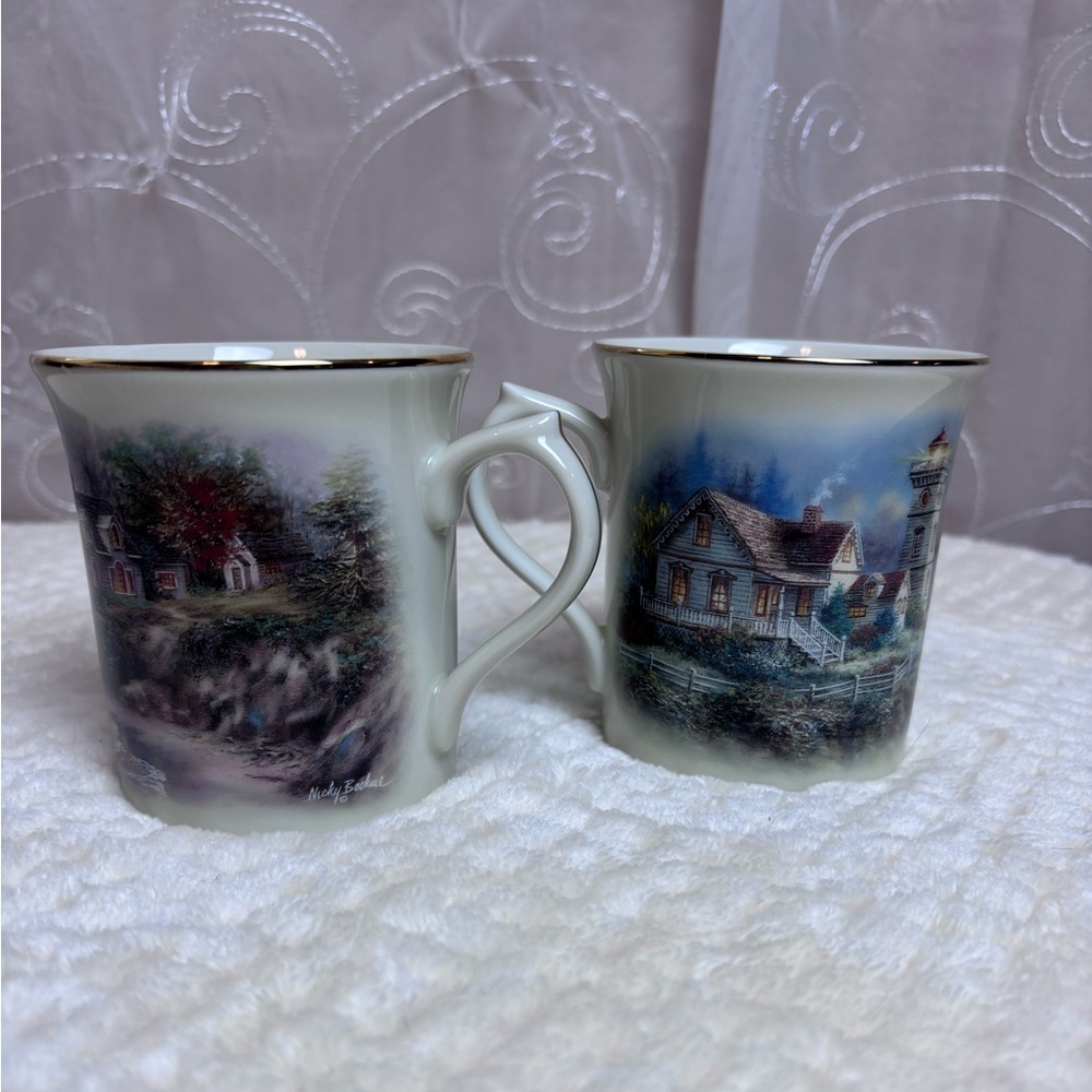 Lenox “The Light in the Mist” Collection Mugs (2)
